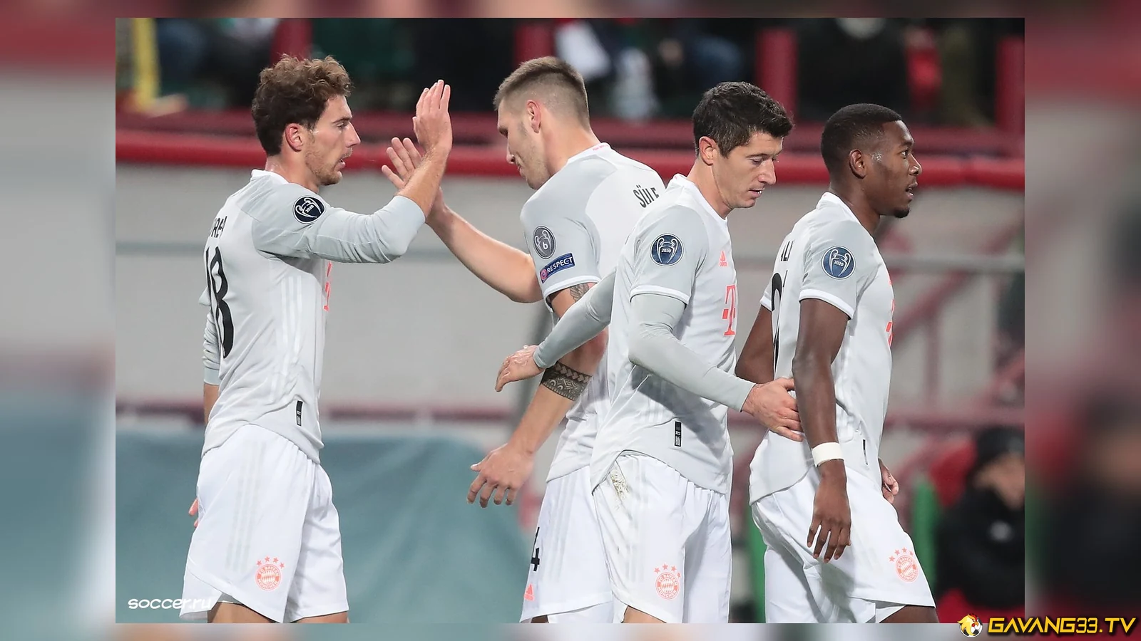 đội hình Bayern Munich trên sân trước trận đấu