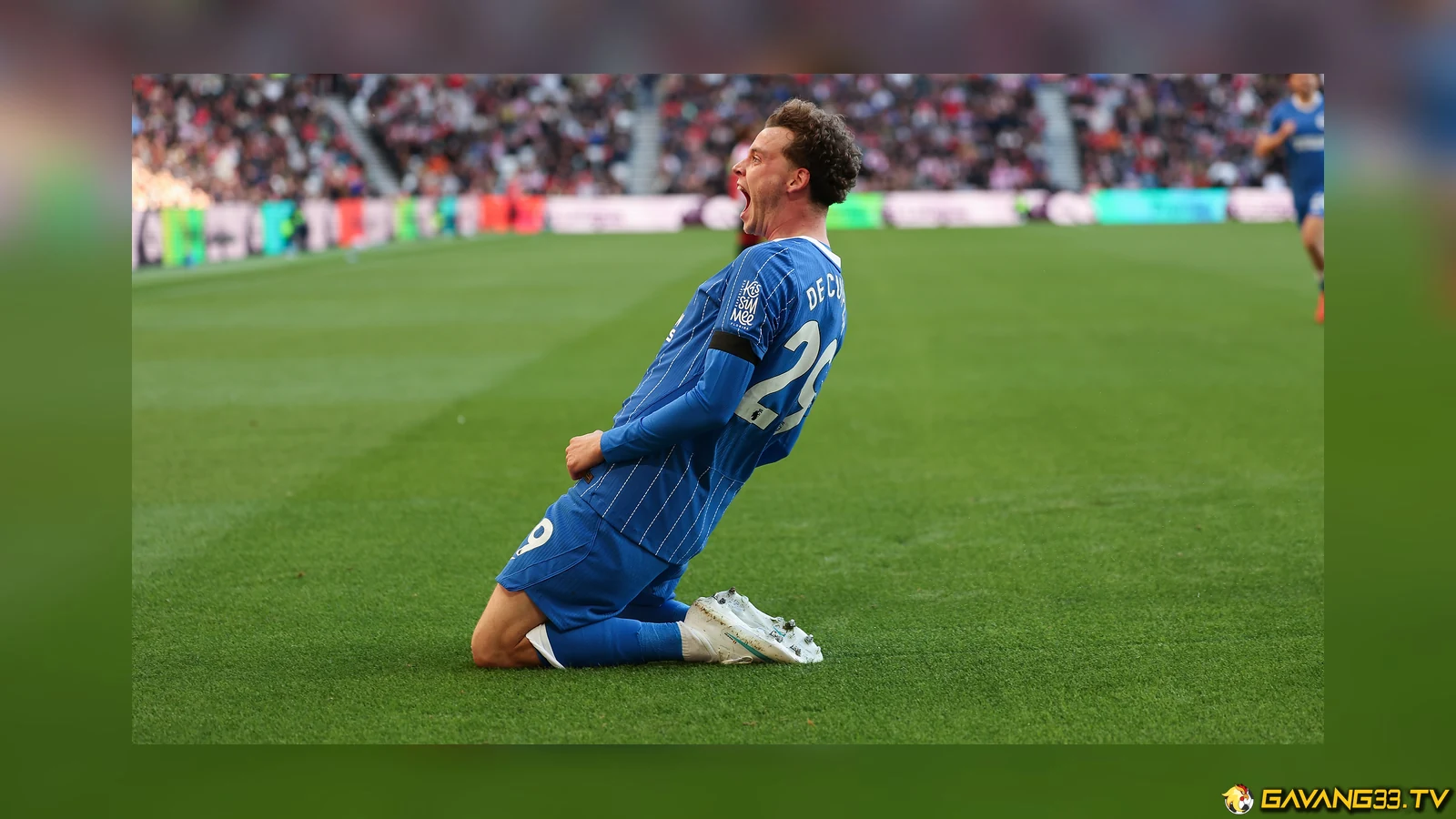 Cầu thủ Brighton ăn mừng bàn thắng trong ảnh tư liệu trước trận